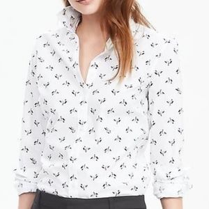 Banana Republic Riley Magnolia Floral shirt